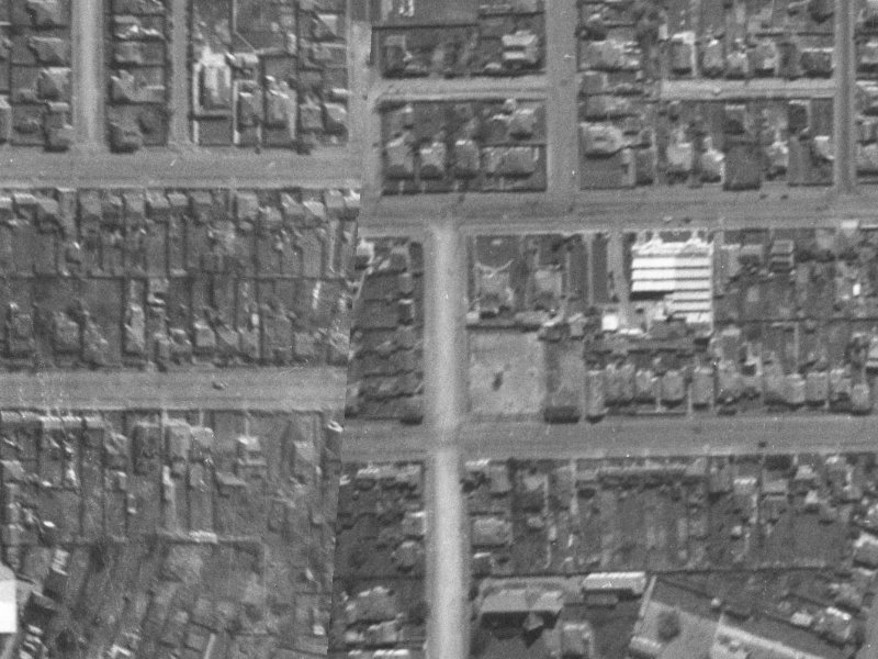 58 Phillips Street from the air, 1940-1944