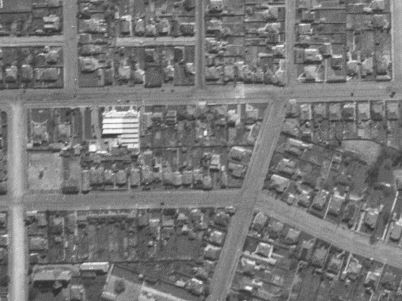 503 St Asaph Street from the air, 1940-1944