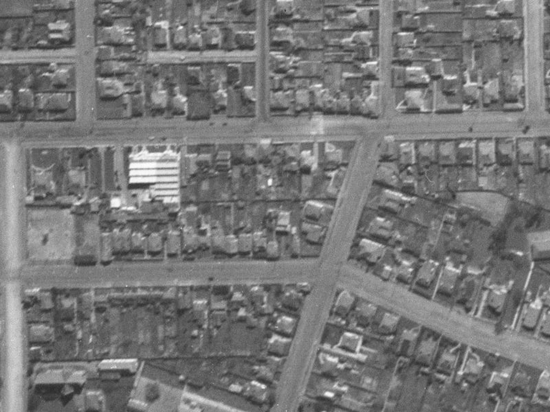 505 St Asaph Street from the air, 1940-1944