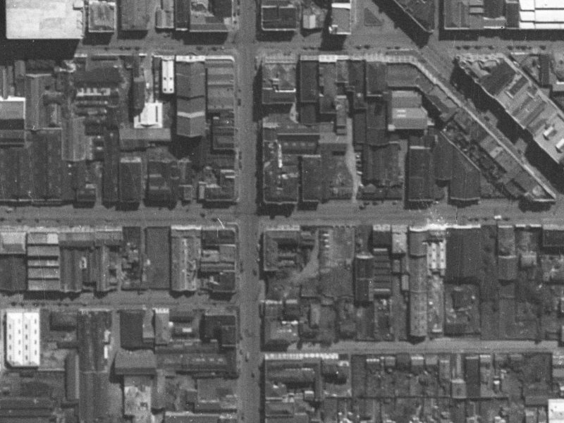 224–234 Saint Asaph Street from the air, 1940-1944