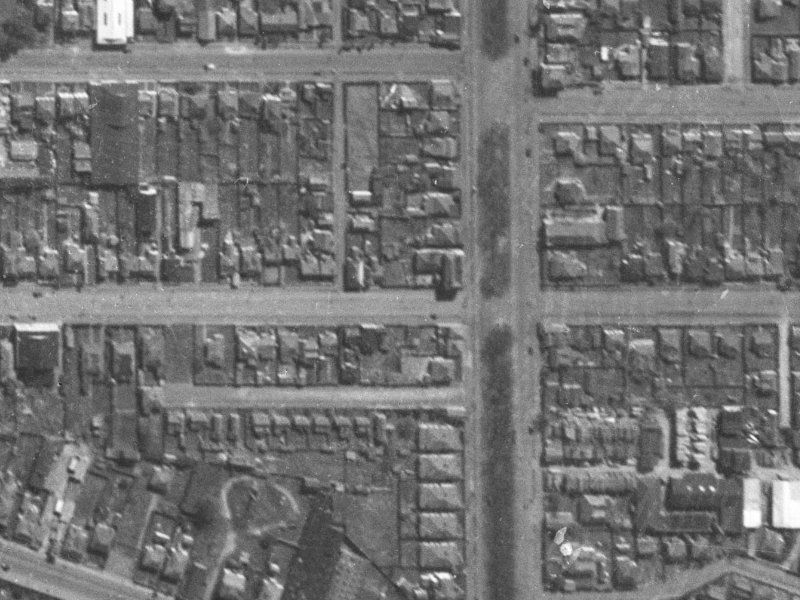 399 Saint Asaph Street from the air, 1940-1944