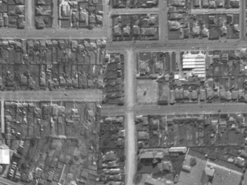 442 Saint Asaph Street from the air, 1940-1944