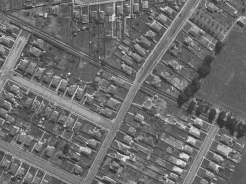 155 Aldwins Road from the air, 1940-1944