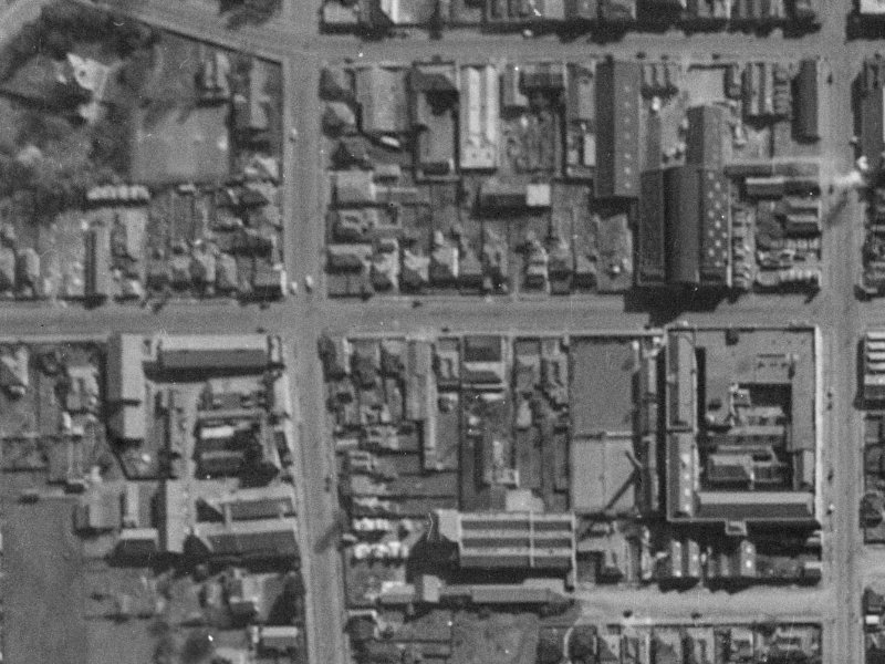 62 Saint Asaph Street from the air, 1940-1944