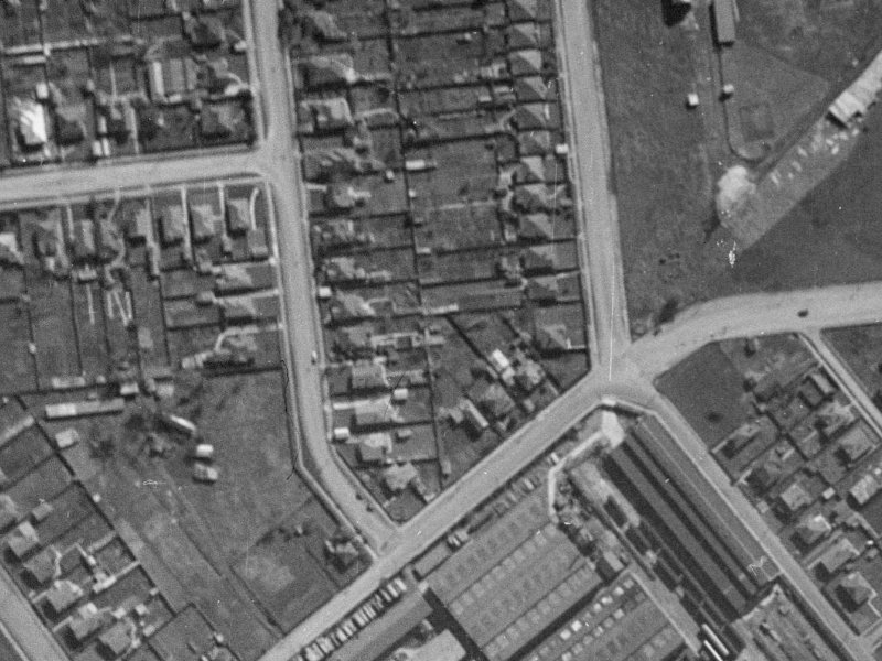 7A Mandeville Street from the air, 1940-1944