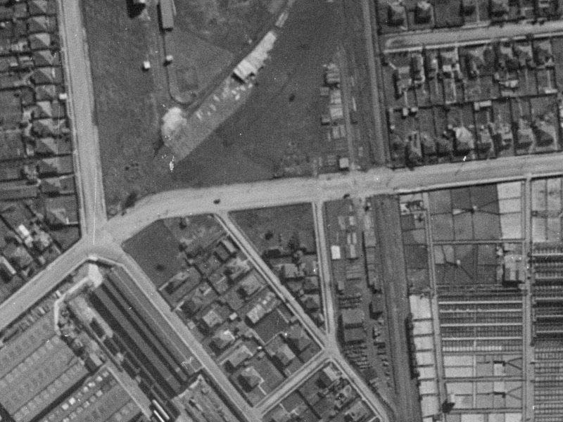 22 A Tyne Street from the air, 1940-1944