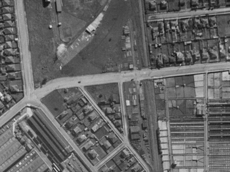 7 Pope Street from the air, 1940-1944