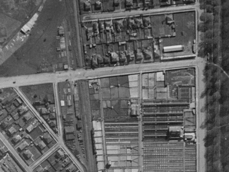 29A Mayfair Street from the air, 1940-1944