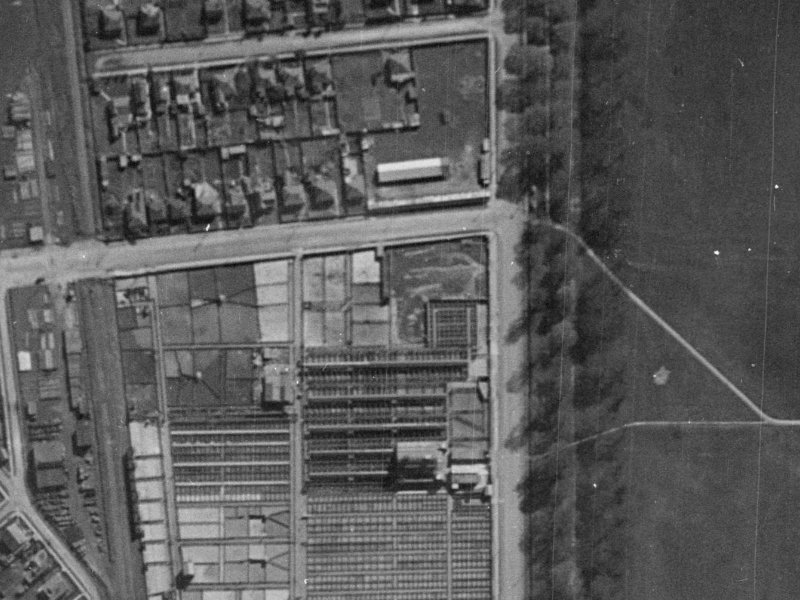 65 Deans Avenue from the air, 1940-1944