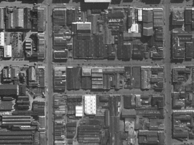 202 St Asaph Street from the air, 1940-1944