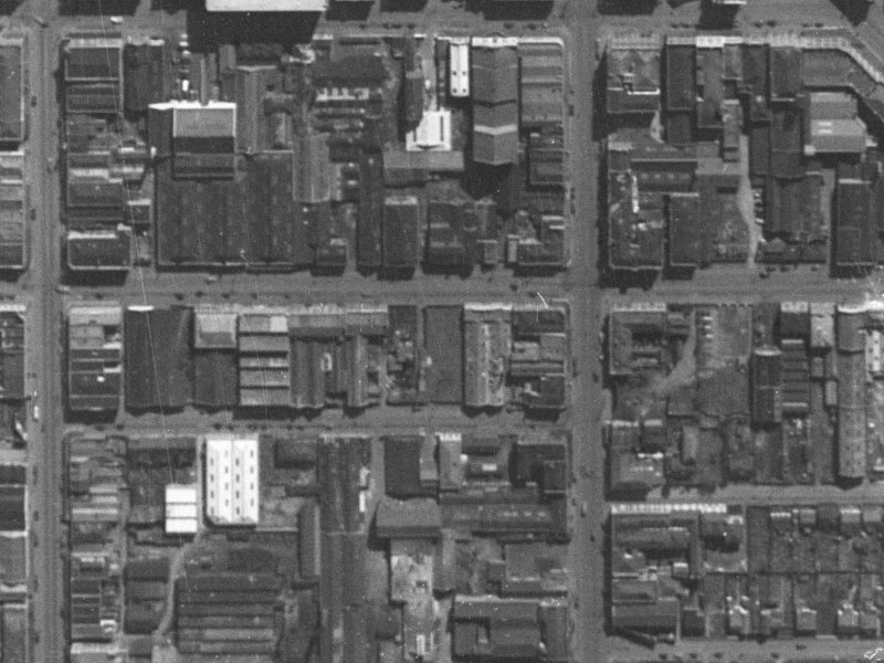 220 St Asaph Street from the air, 1940-1944