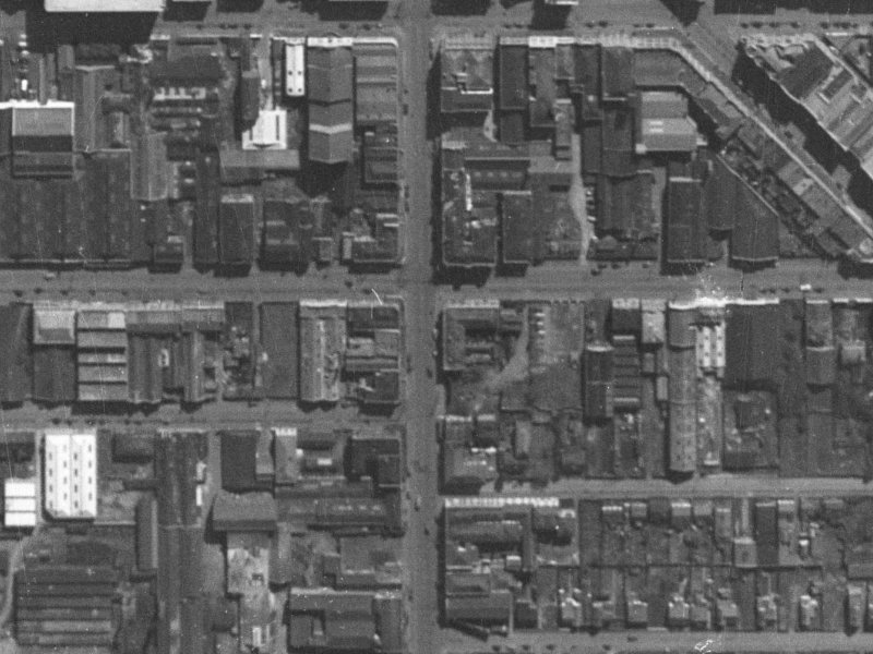 74 Manchester Street from the air, 1940-1944