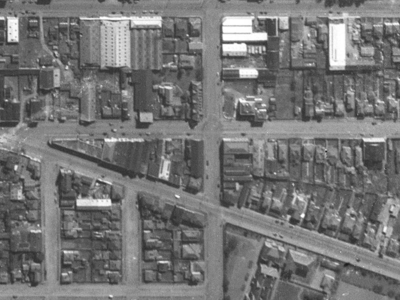 176 Barbadoes Street from the air, 1940-1944