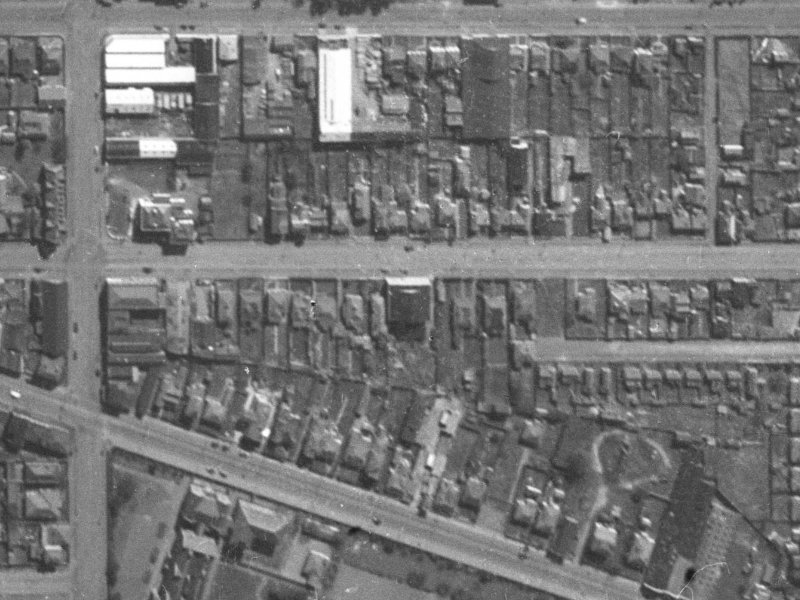 330 Saint Asaph Street from the air, 1940-1944