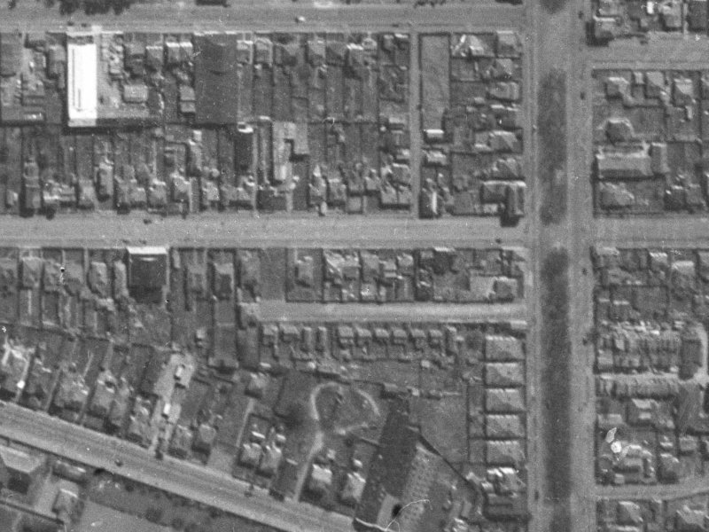 358 St Asaph Street from the air, 1940-1944