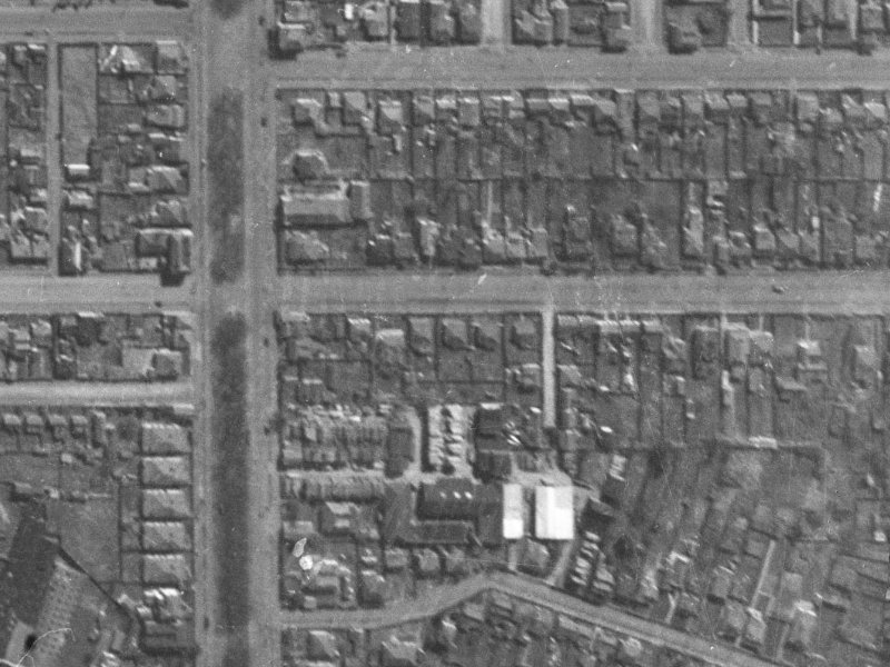 386 St Asaph Street from the air, 1940-1944