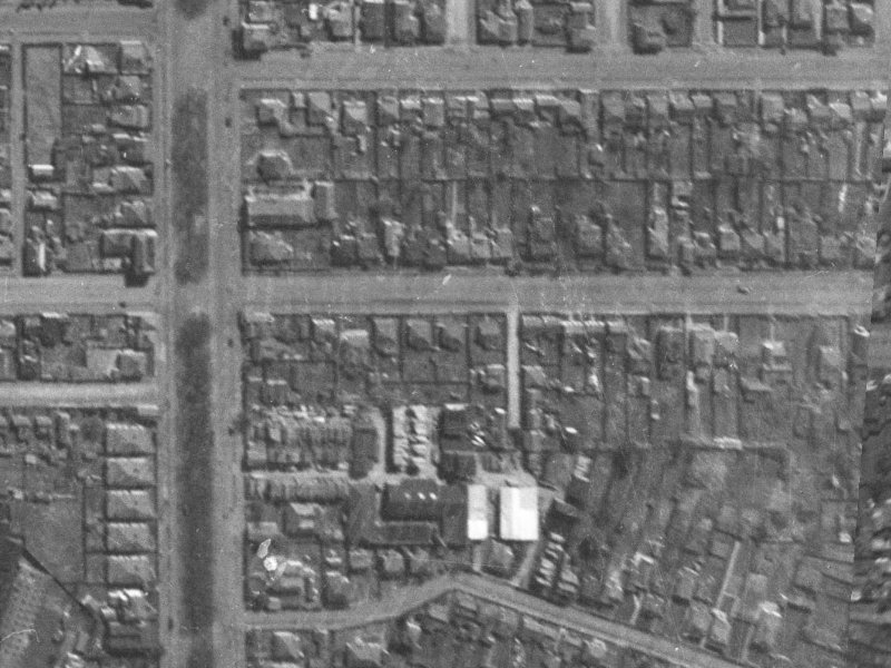 392 St Asaph Street from the air, 1940-1944