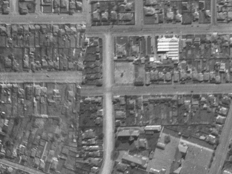 444 Saint Asaph Street from the air, 1940-1944
