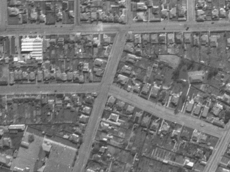 490 Saint Asaph Street from the air, 1940-1944