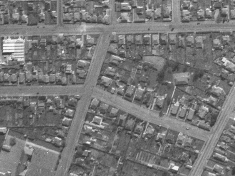 496 Saint Asaph Street from the air, 1940-1944
