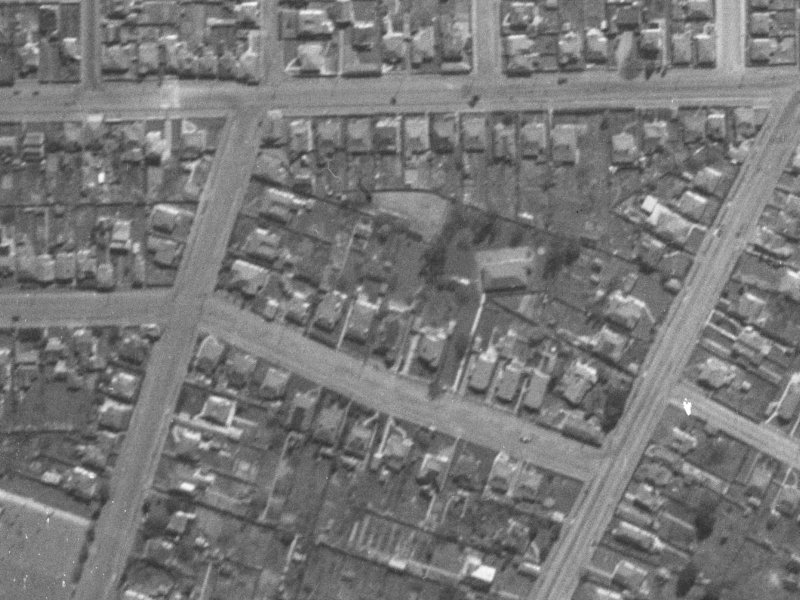 527 St Asaph Street from the air, 1940-1944