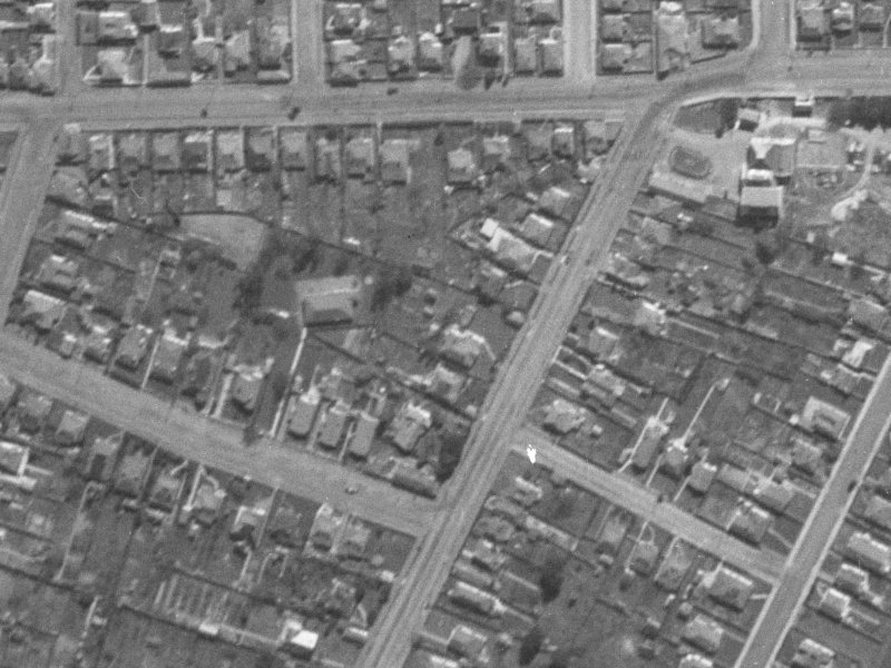 77A Mathesons Road from the air, 1940-1944