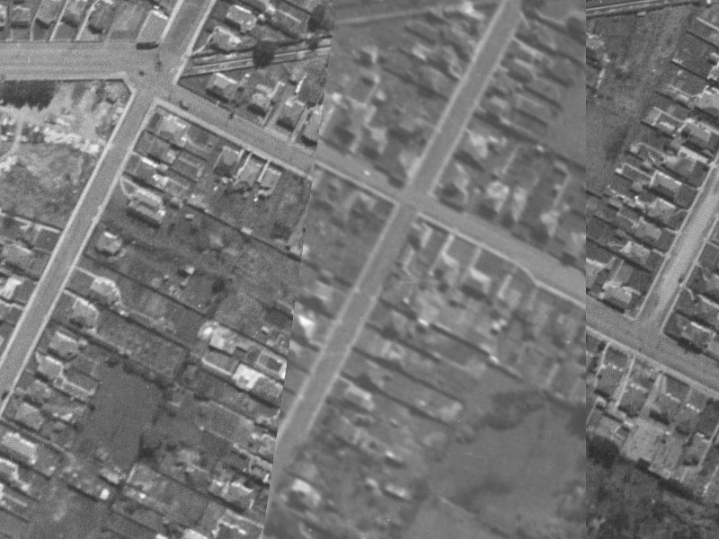 113 Bordesley Street from the air, 1940-1944