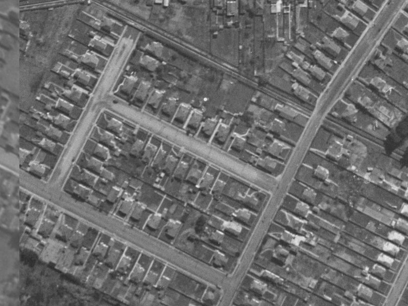 24 Newcastle Street from the air, 1940-1944