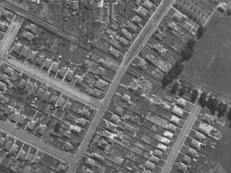 112 Aldwins Road from the air, 1940-1944
