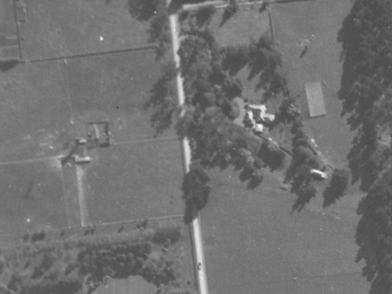 85 Hansons Lane from the air, 1940-1944