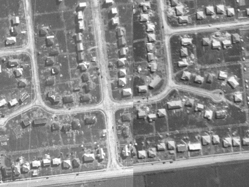 37 Centennial Avenue from the air, 1940-1944