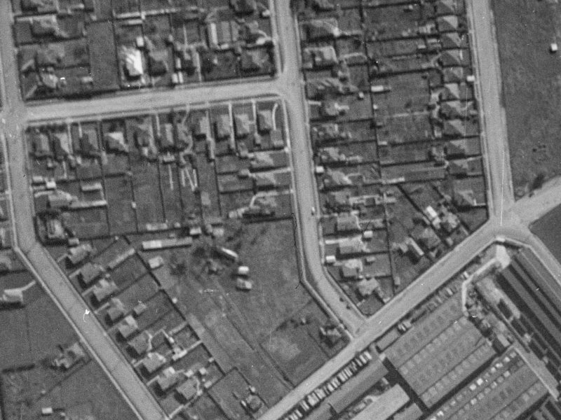 15 Picton Avenue from the air, 1940-1944