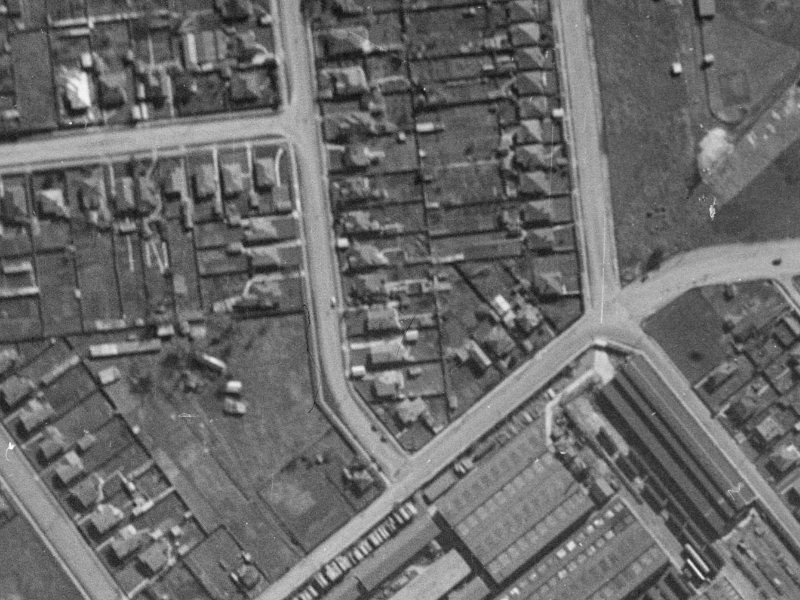 70 Blenheim Road from the air, 1940-1944