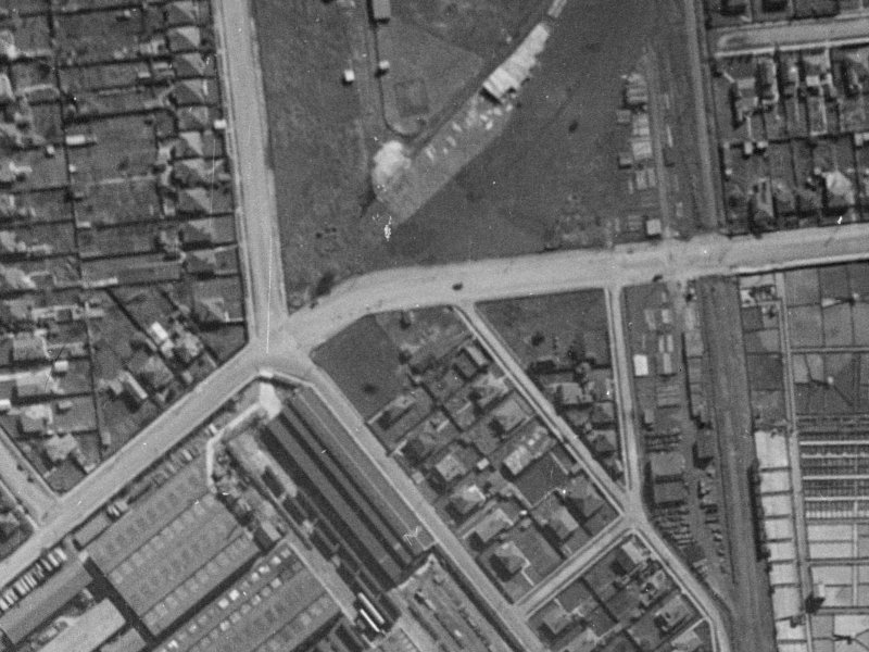 33 Tyne Street from the air, 1940-1944