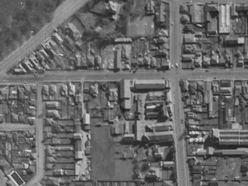 36 Saint Asaph Street from the air, 1940-1944