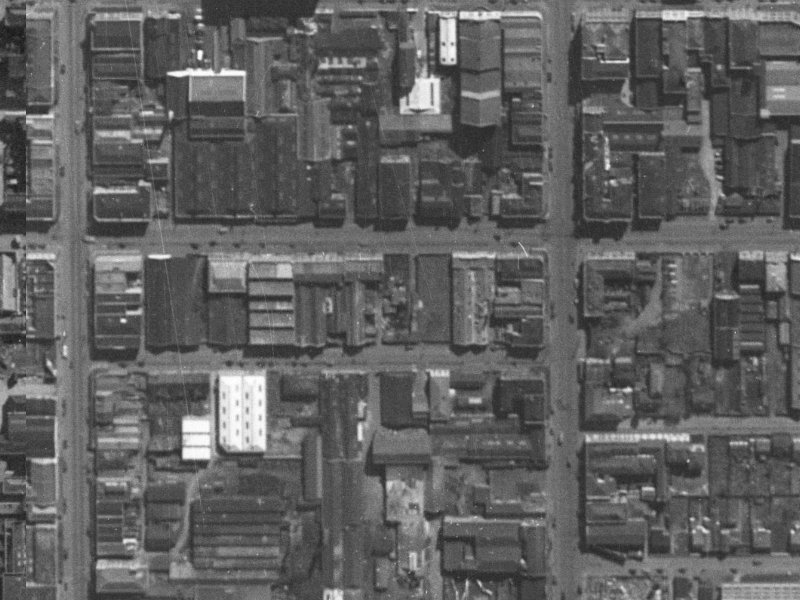 210 St Asaph Street from the air, 1940-1944