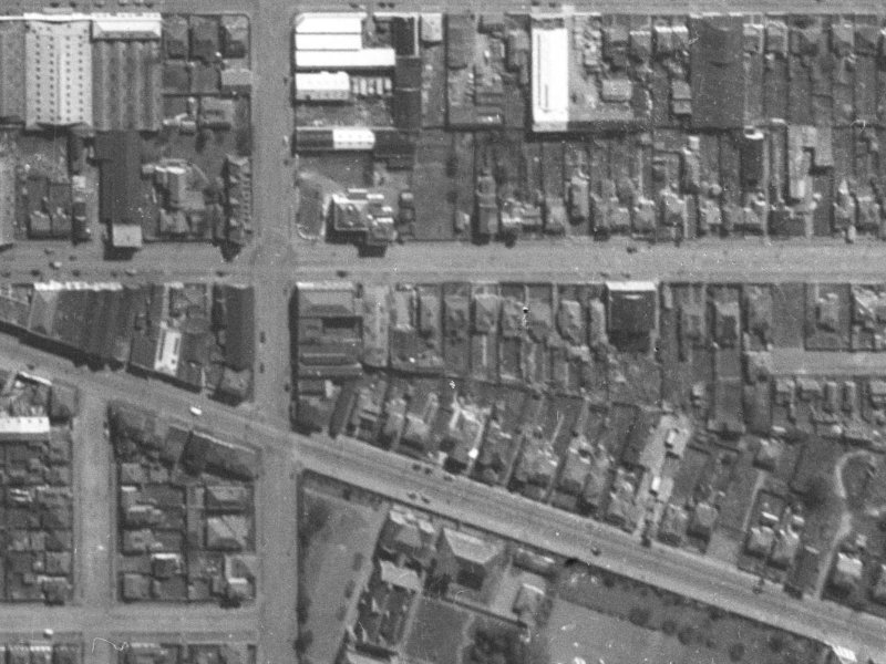 314 St Asaph Street from the air, 1940-1944