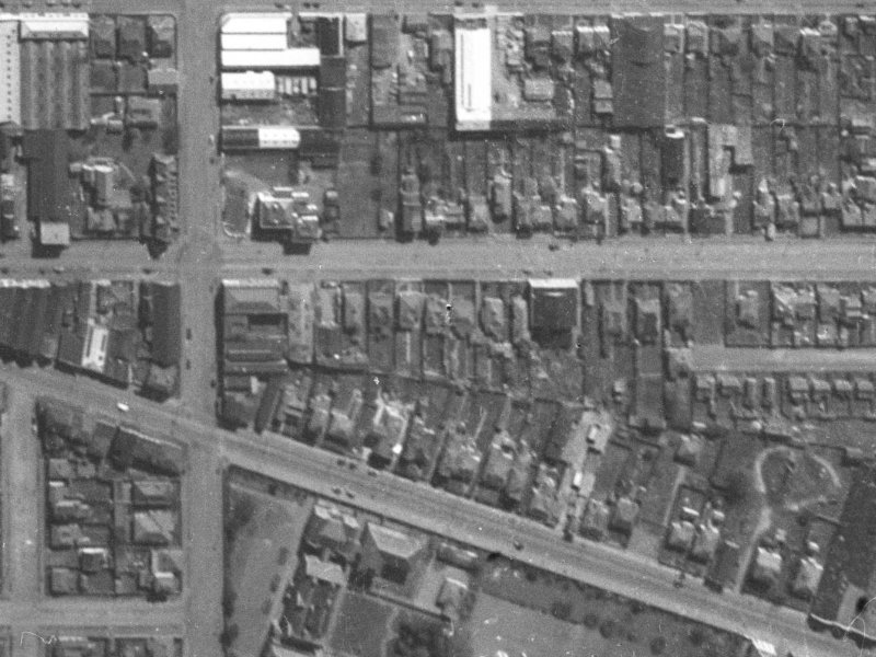 322 St Asaph Street from the air, 1940-1944
