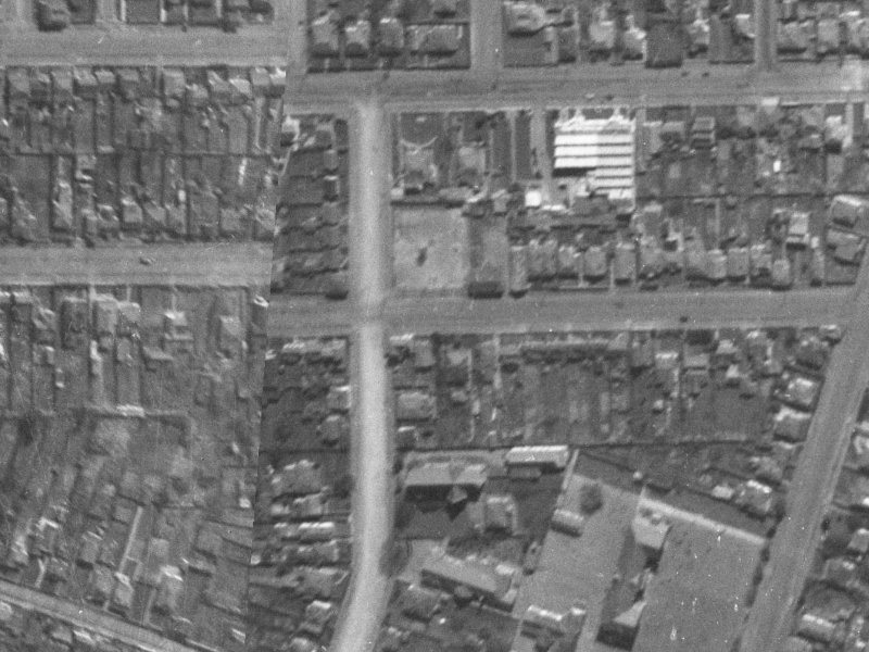 446 Saint Asaph Street from the air, 1940-1944