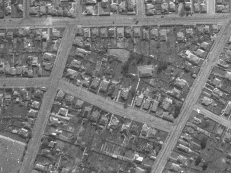 533 Saint Asaph Street from the air, 1940-1944