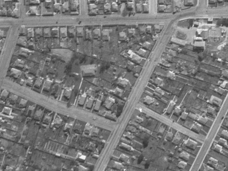 73 Mathesons Road from the air, 1940-1944