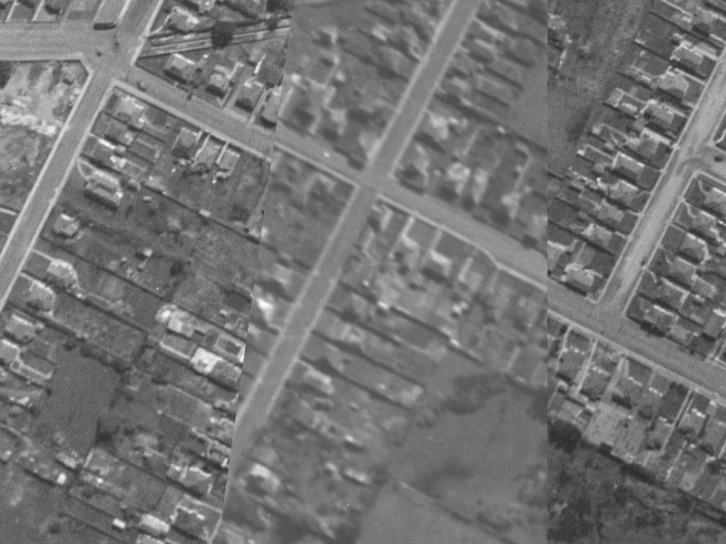 120 Bordesley Street from the air, 1940-1944