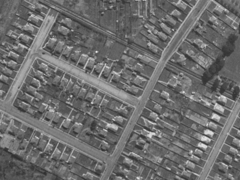 28 Newcastle Street from the air, 1940-1944