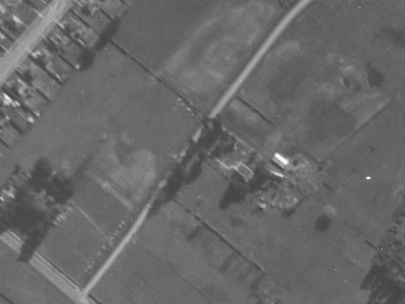 24 McGregors Road from the air, 1940-1944