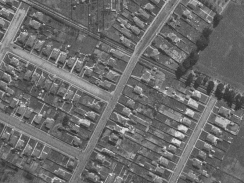 108 Aldwins Road from the air, 1940-1944