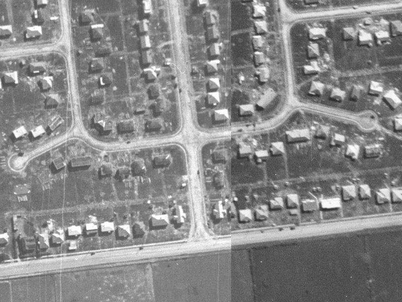 6-10 Tika Street from the air, 1940-1944