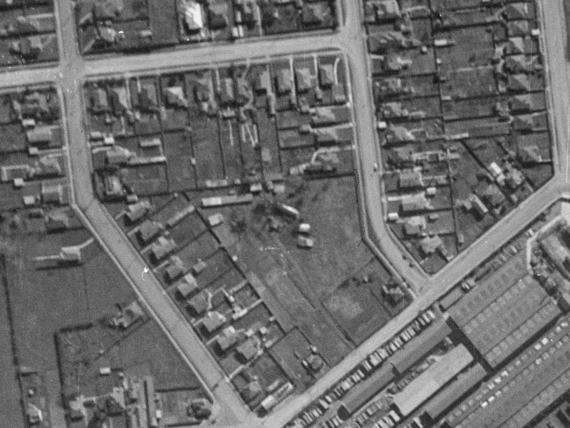 75 Blenheim Road from the air, 1940-1944
