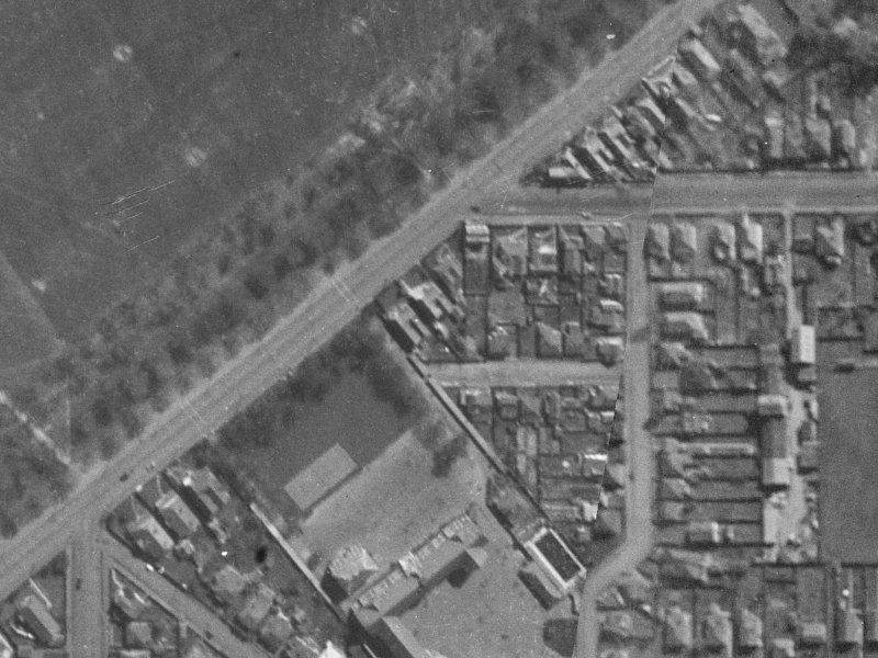 490–500 Hagley Avenue from the air, 1940-1944