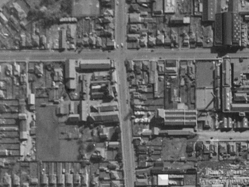 238 Antigua Street from the air, 1940-1944