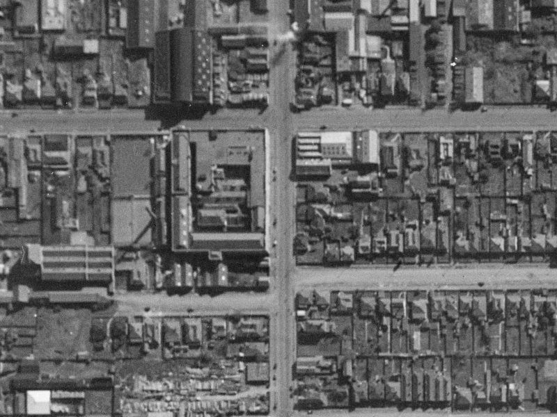 202 Montreal Street from the air, 1940-1944